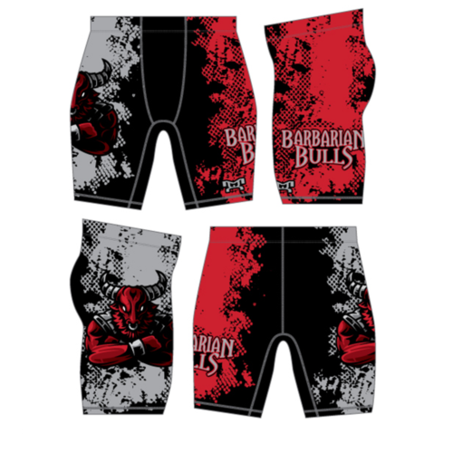 Barbarian Bulls Custom Wrestling Compression Shorts