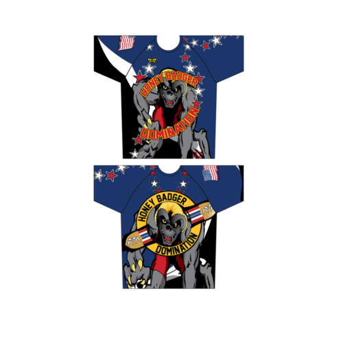 Honey Badger Blue Dri-Fit T-Shirt
