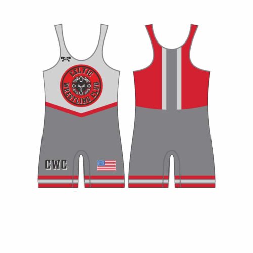 Celtic Wrestling Club Custom Red Singlet