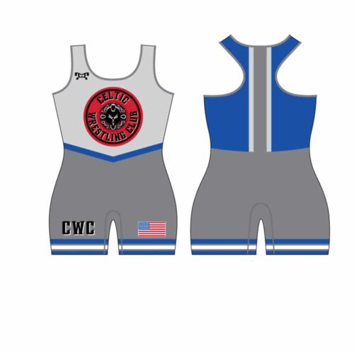 Celtic Wrestling Club Blue Women's Singlet