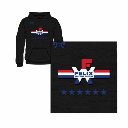 Felix Wrestling Academy Custom Black Hoodie