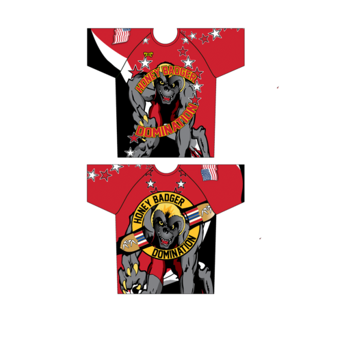 Honey Badger Red Dri-Fit T-Shirt