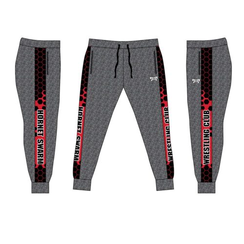 Hornet Swarm Wrestling Club Custom Joggers   (Heathered fabric may vary in color & texture)