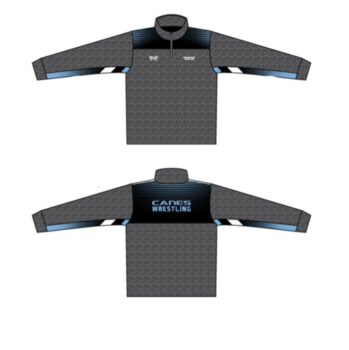 Huntingtown HS Custom Heathered Quarter Zip  (Heathered fabric may vary in color & texture)