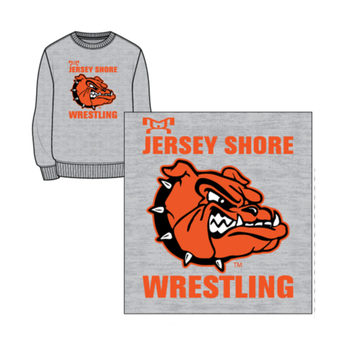 Jersey Shore HS Sublimated Grey Crewneck