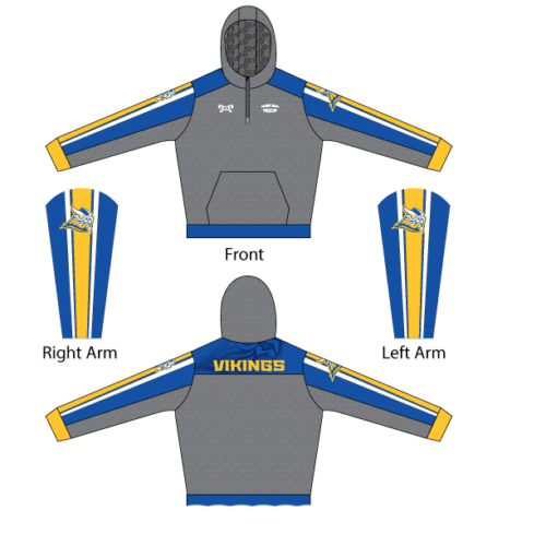 Northern Lebanon Wrestling Club Custom Quarter Zip Hoodie