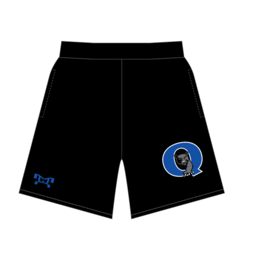 Quakertown Youth Wrestling Club Custom Black Mesh Shorts