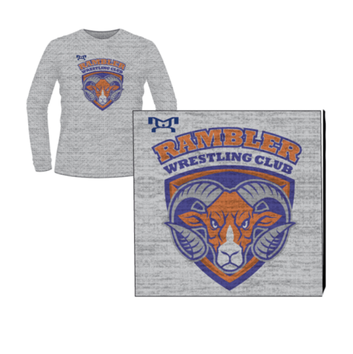 Rambler Wrestling Club Custom Sublimated Decal Long Sleeve  2023