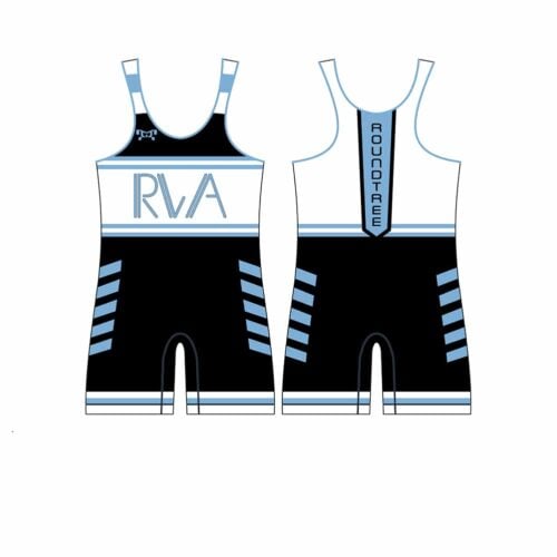 Roundtree Wrestling Academy Custom Black & Columbia Singlet