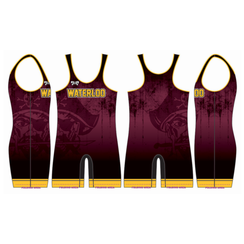 Waterloo Youth Wrestling Custom Singlet