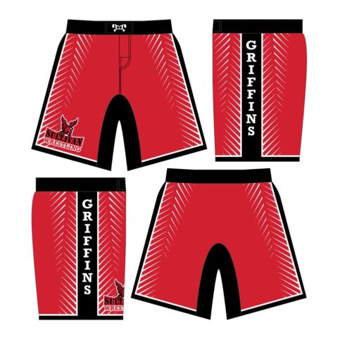 Sullivan County Wrestling Custom Black Fight Shorts
