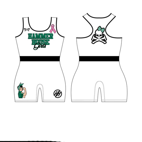 Team Hammer House White Women's Singlet