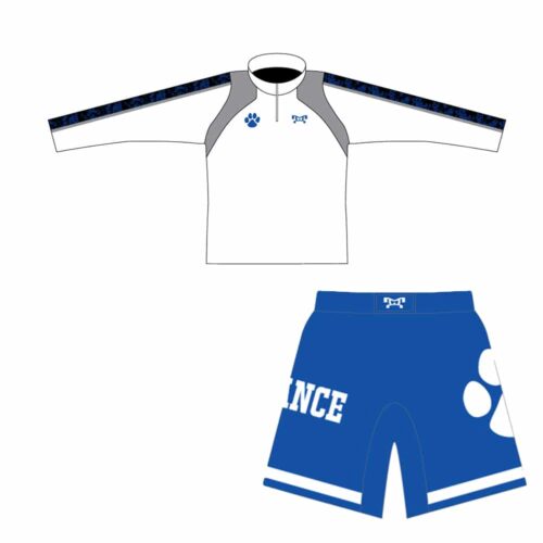 Alliance Wrestling Club Custom Quarter Zip & Fight Short Combo