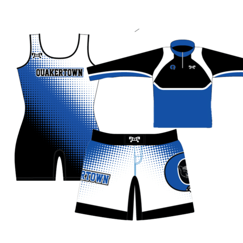 Quakertown Youth Wrestling Club Women's Singlet/Fight Shorts/ QZ Combo