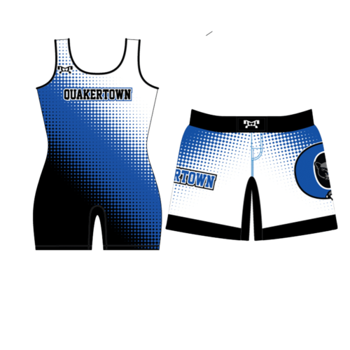 Quakertown Youth Wrestling Club Women's Singlet & Fight Shorts Combo