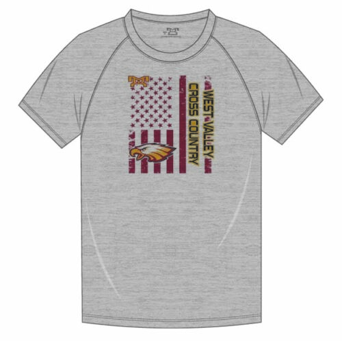 West Valley Eagles Cross Country Custom Sublimated Decal T Shirt