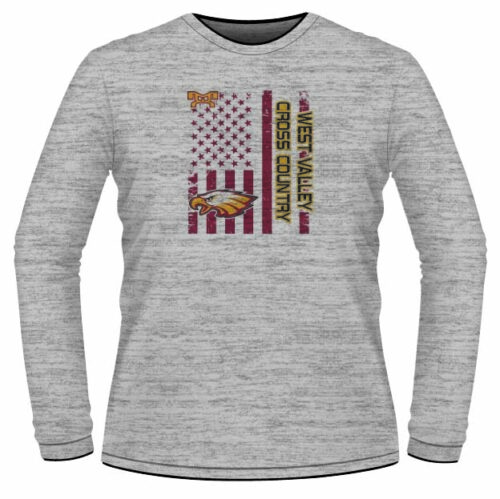 West Valley Eagles Cross Country Custom Sublimated Decal Long Sleeve