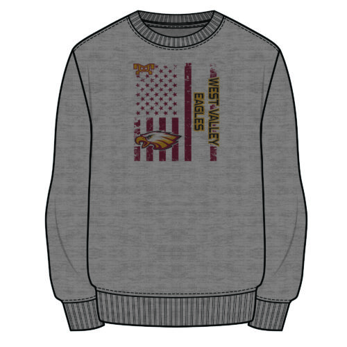 West Valley Eagles Cross Country Sublimated Crew Neck