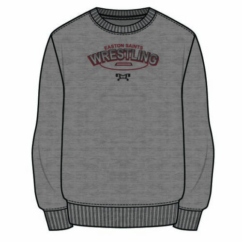 Easton Saints Sublimated Decal Grey Crewneck
