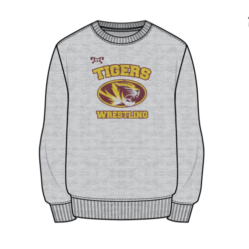 Alexandria High School Sublimated Grey Crewneck
