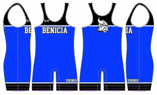 Benicia middle school wrestling Custom  Singlet