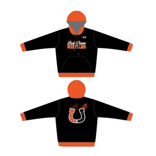 Billings High School Lady Bronc Wrestling Sublimated Hoodie
