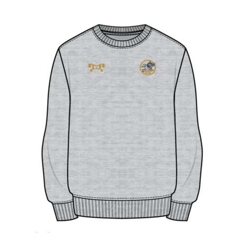 Brick Wrestling Club Sublimated Grey Crewneck