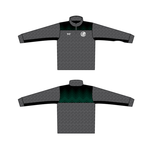 Brick Wrestling Club Custom Heathered Quarter Zip   (Heather fabric may vary in color & texture)