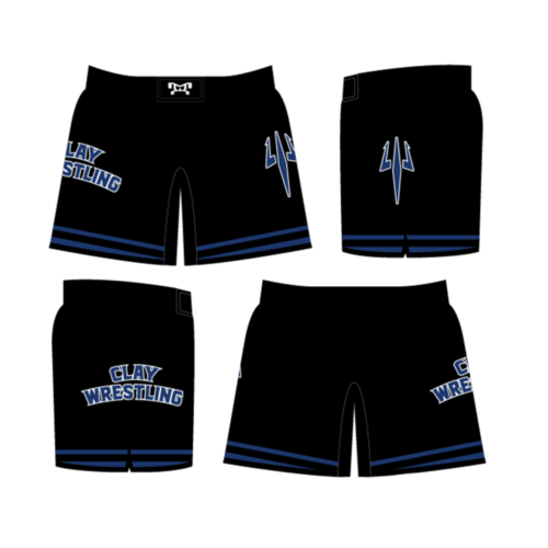 Clay Blue Devils Women's Custom Fight Shorts