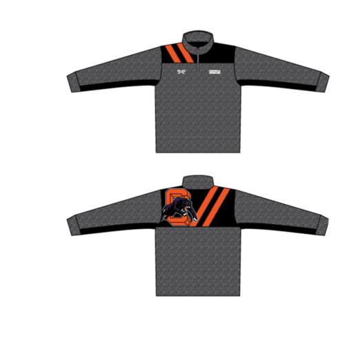 Cokeville Wrestling  Custom Heathered Quarter Zip  (Heathered fabric may vary in color & texture)