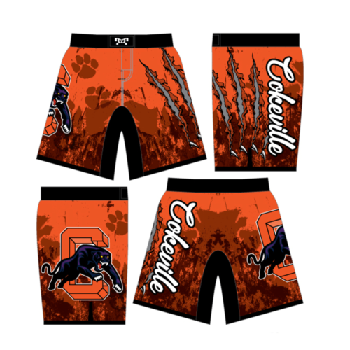 Cokeville Wrestling  Custom Fight Shorts