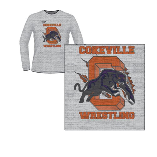 Cokeville Wrestling Custom Sublimated Decal Long Sleeve