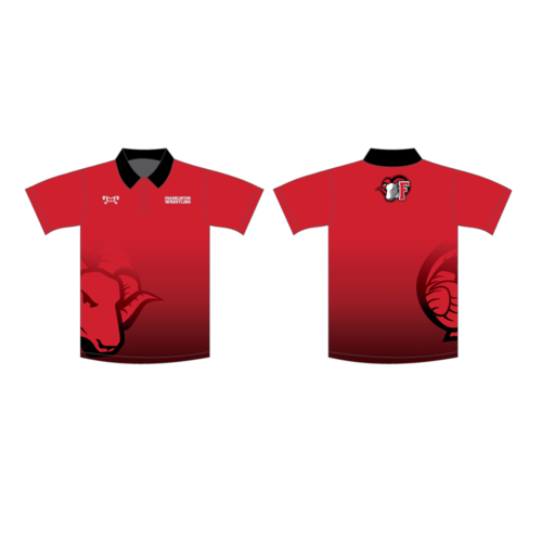 Franklinton Wrestling Red Custom Polo Shirt