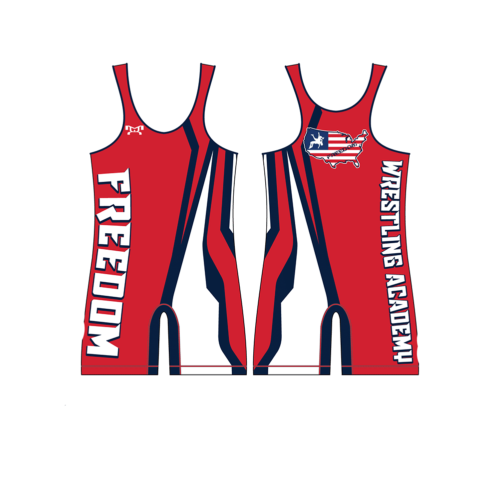 Freedom Wrestling Academy Red Men's Singlet