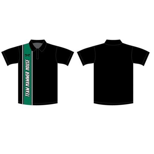 Team Hammer House Custom BlackPolo Shirt