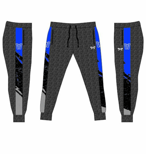 Whiteland Wrestling Custom Joggers  (Heathered fabric may vary in color & texture)
