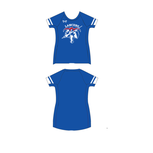 Londonderry Lancers Womens Custom Short Sleeve Compression Shirt