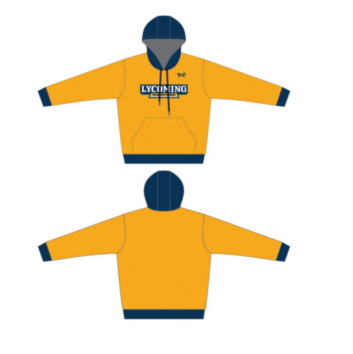 Lycoming College Gold  Sublimated Hoodie