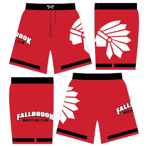 Fallbrook Wrestling Club Custom Fight Shorts  2023