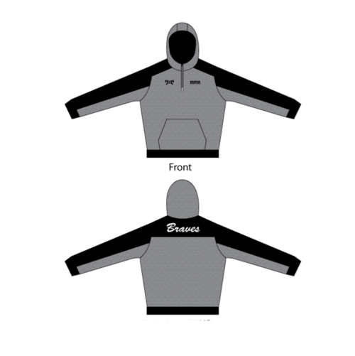 Mandan Wrestling Custom Quarter Zip Hoodie