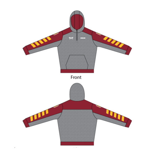 Oxnard High School  Custom Quarter Zip Hoodie