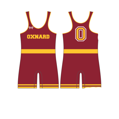 Oxnard High School Red Men's Custom Singlet