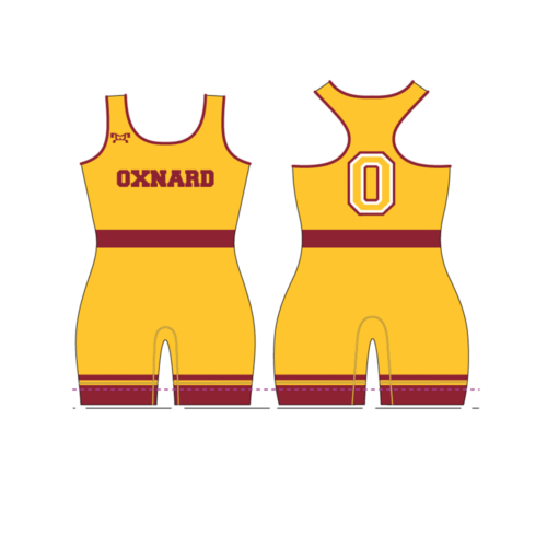 Oxnard High School Women's Gold Custom Singlet