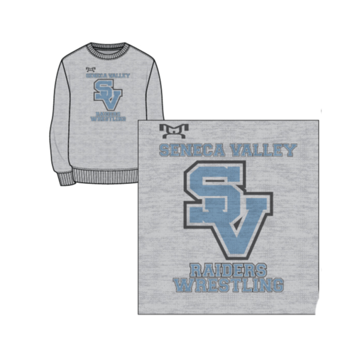 Seneca Valley Sublimated Grey Crewneck