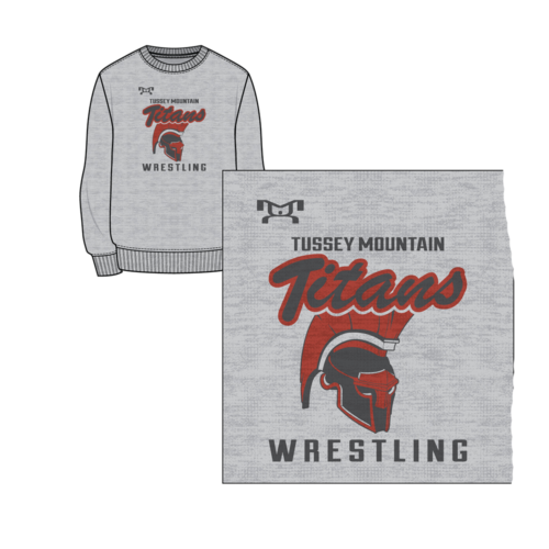 Tussey Mountain Sublimated Grey Crewneck