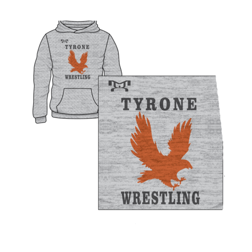 Tyrone Area HS Custom Sublimated Decal Hoodie