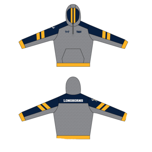 Unionville Longhorns Custom Quarter Zip Hoodie