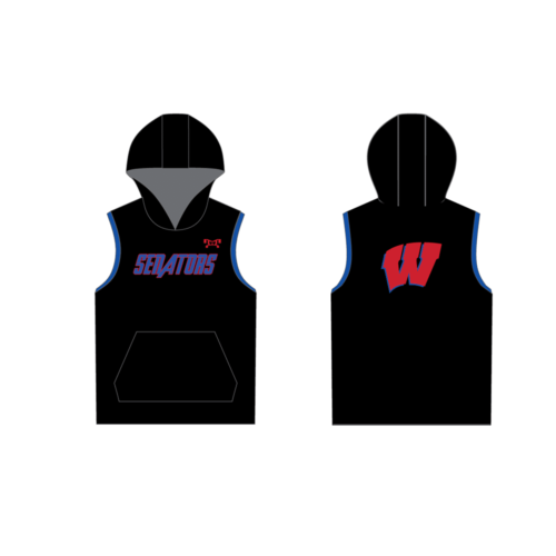 West Washington High School  Sleeveless Sublimated Hoodie
