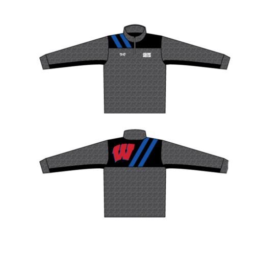 West Washington High School  Custom Heathered Quarter Zip  (Heathered fabric may vary in color & texture)
