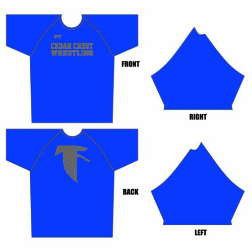 Cedar Crest Blue Dri-Fit T-Shirt